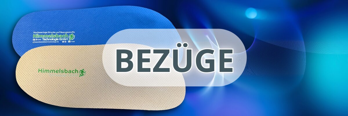 Ein Logodruck auf dem Einlagen-Bezugsstoff...