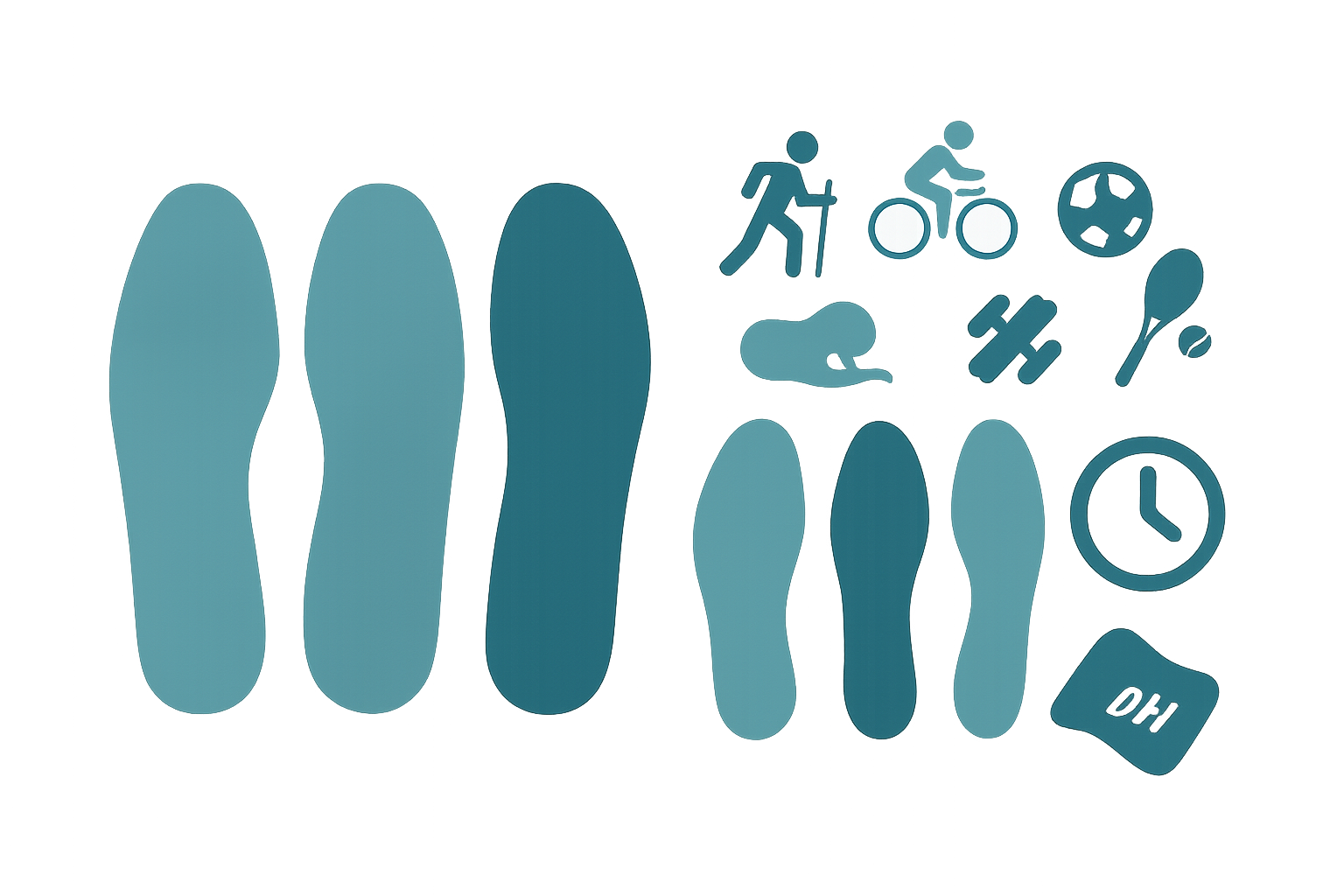Sporteinlegesohlen für den Gesundheitshandwerker