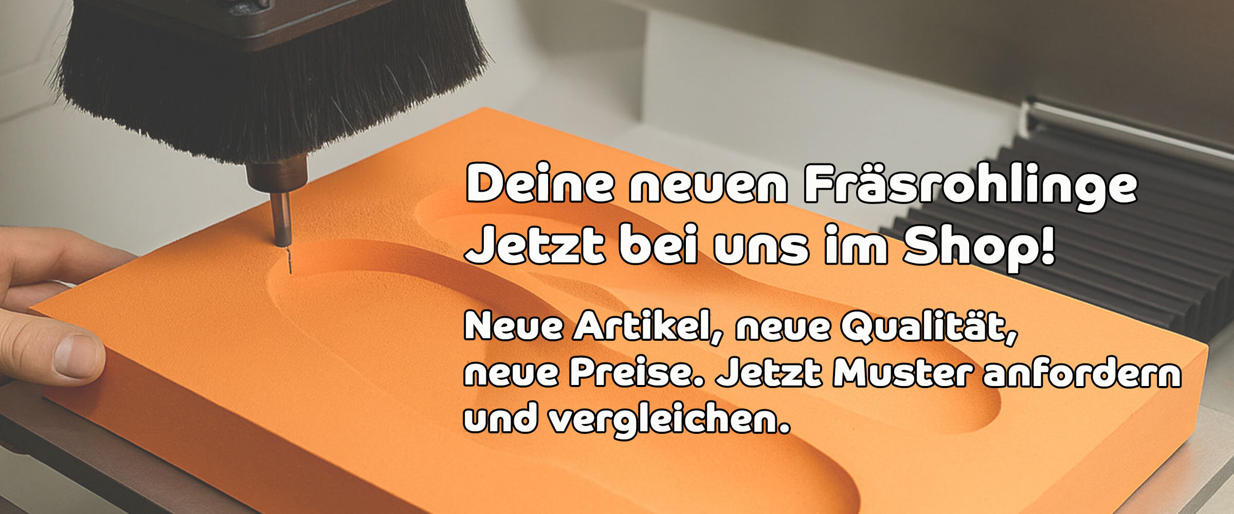 Deine neuen Fräsrohlinge. Jetzt bei uns im Shop! Neue...
