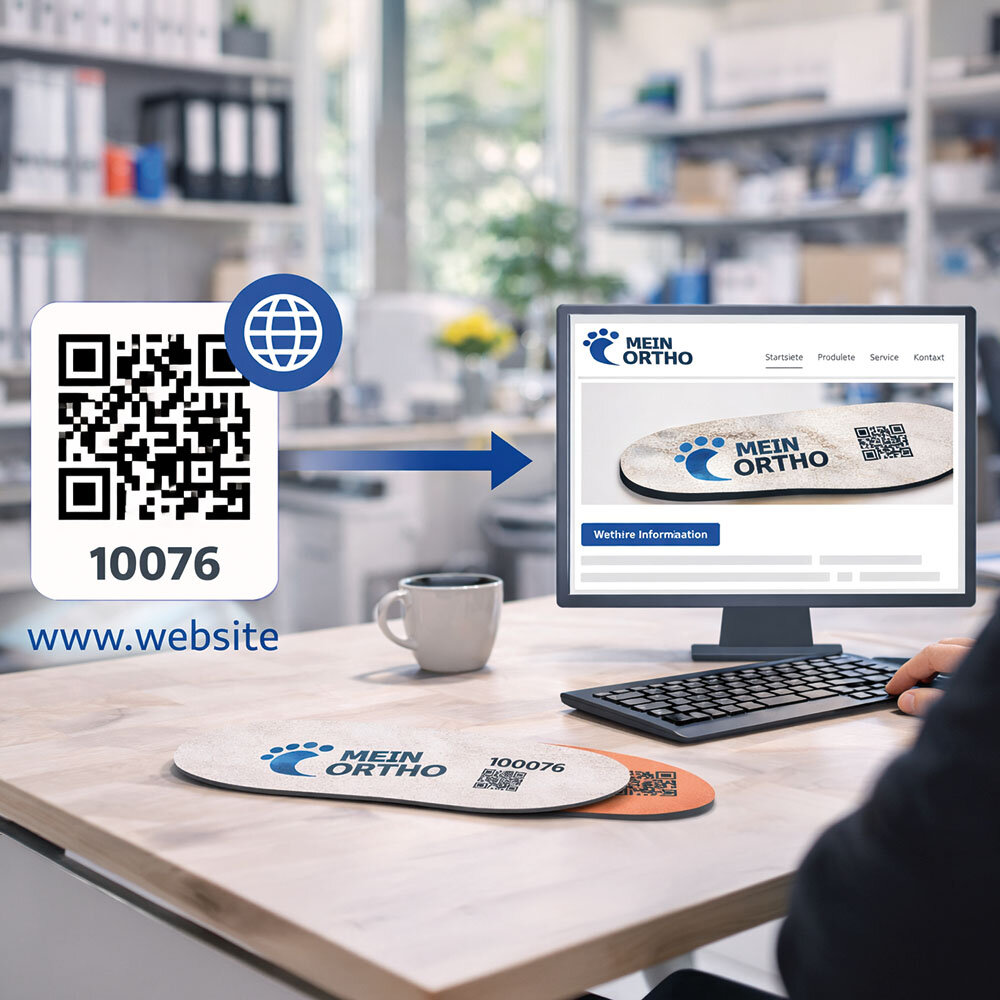 NEU: QR Code zur Website