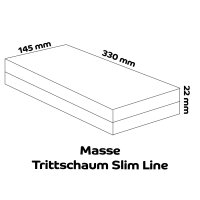 Trittschaum "SlimLine" Rosa 48 Paar