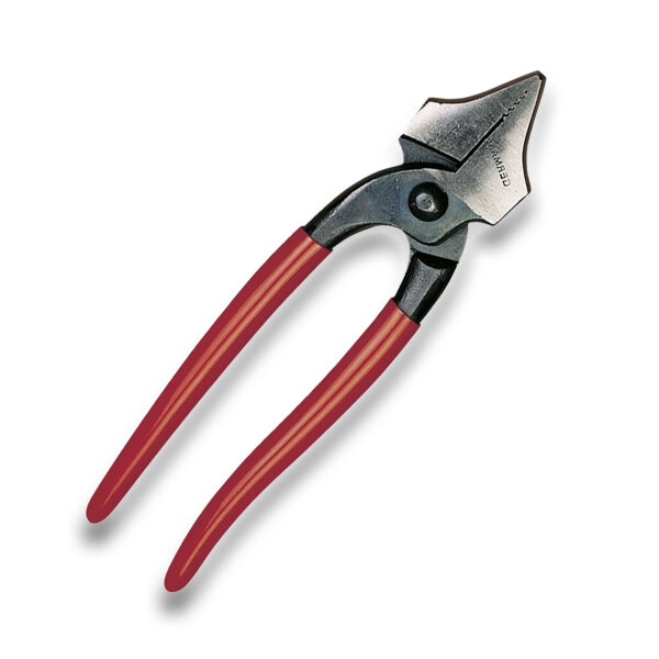 Falzzange gebogen mit PVC
