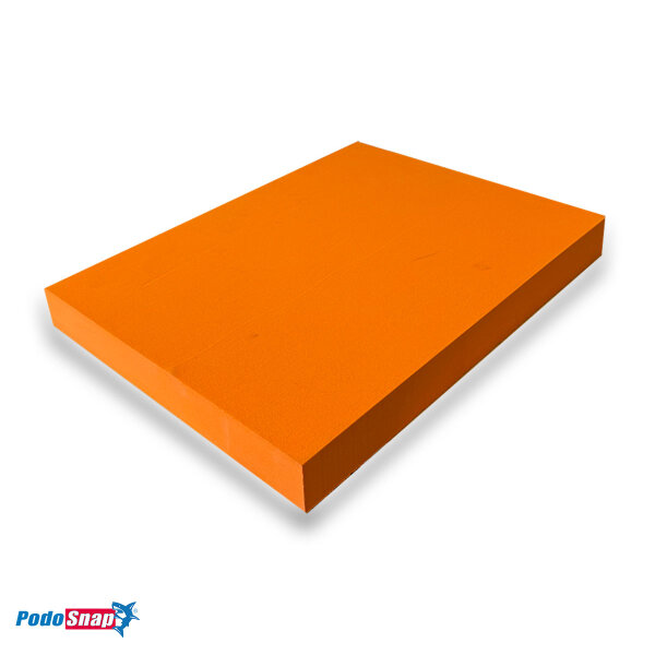 Fräsblock orange 45 Sh. 350 x260 x35 mm