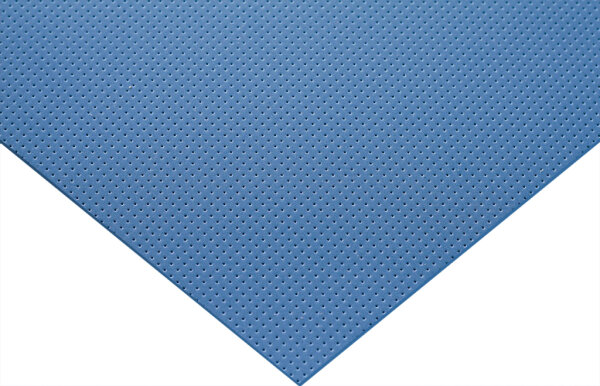 PE-Schaum 30 Shore blau 3 mm Perf.